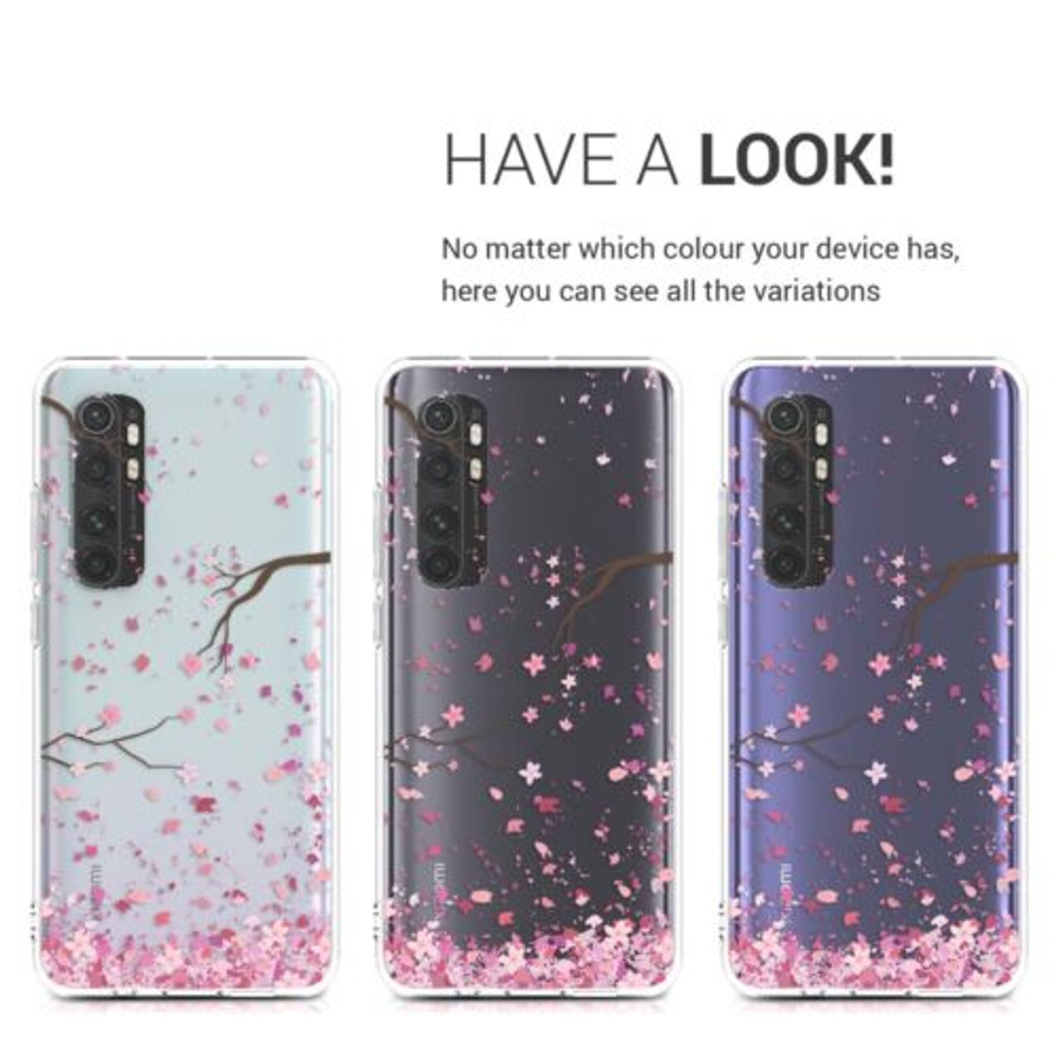 Husa pentru Xiaomi Mi Note 10 Lite, Silicon, Multicolor, 52447.02 fotografia produsului View 5 L