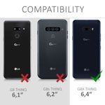 Husa pentru LG G8X ThinQ, Silicon, Negru, 50831.01, Kwmobile fotografia produsului View 6 S