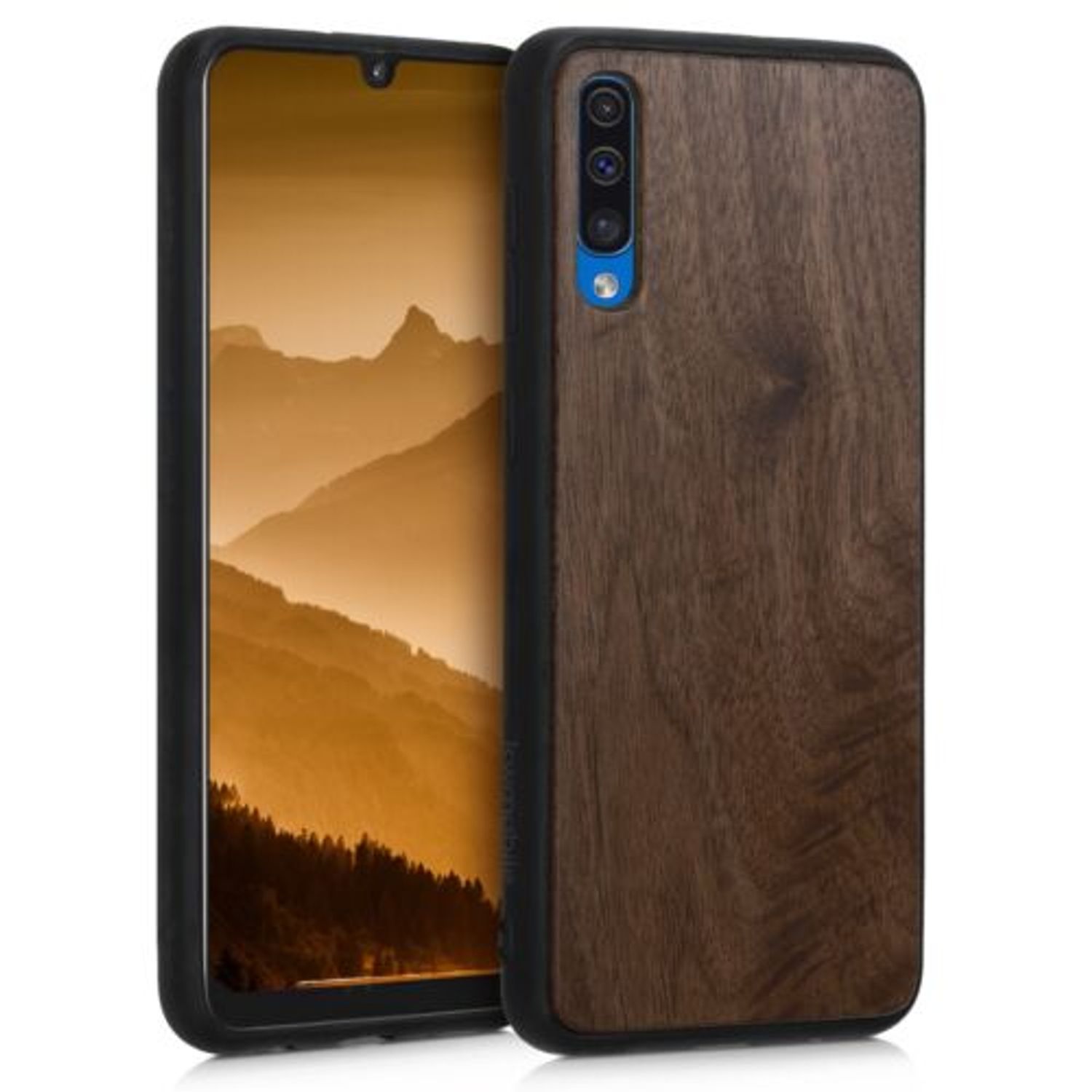 Husa pentru Samsung Galaxy A50, Lemn, Maro, 50043.18 fotografia produsului