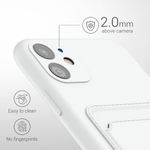 Husa pentru Apple iPhone 11, Silicon, Alb, 55114.02, Kwmobile fotografia produsului View 4 S