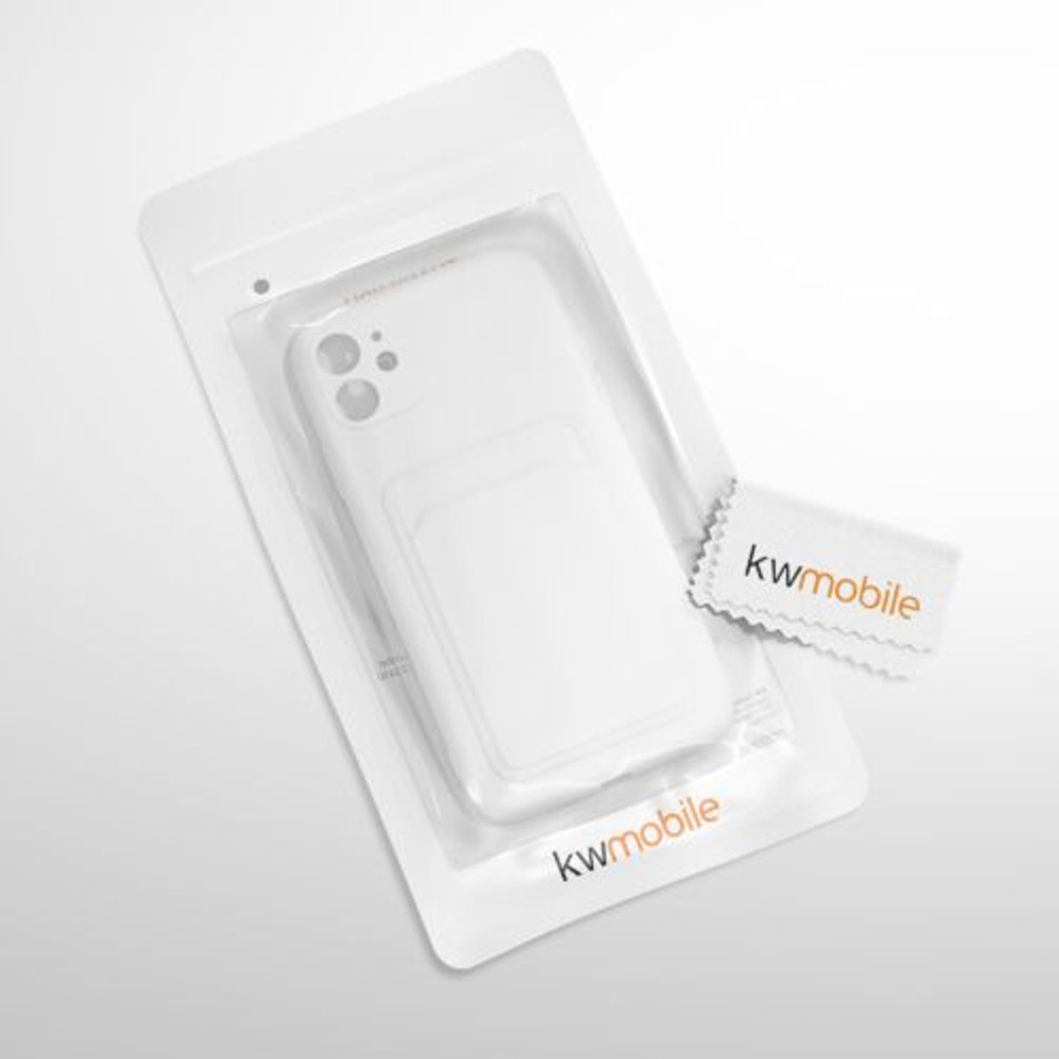 Husa pentru Apple iPhone 11, Silicon, Alb, 55114.02, Kwmobile fotografia produsului View 8 L