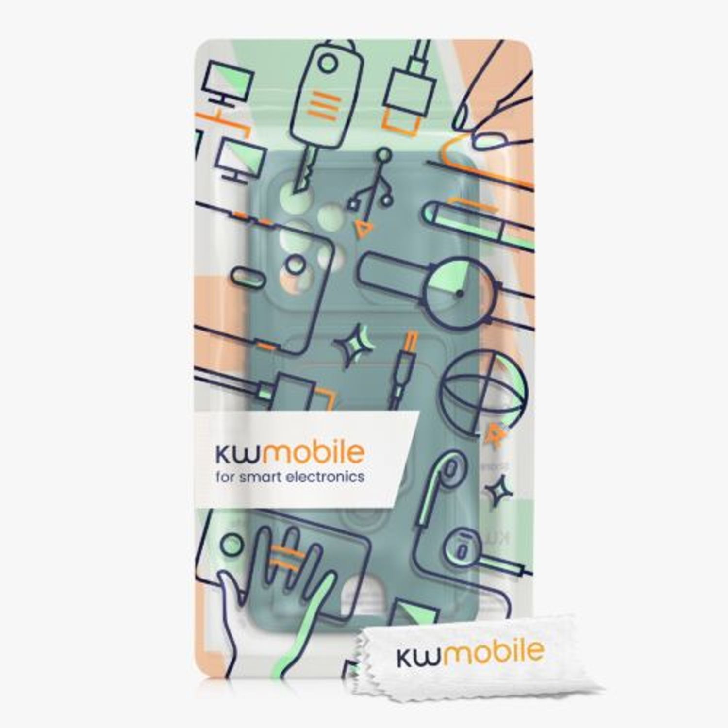 Husa Kwmobile pentru Samsung Galaxy A53 5G, Silicon, Verde, 58577.169 fotografia produsului View 9 L