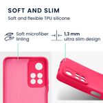 Husa Kwmobile pentru Xiaomi Redmi Note 11 Pro Plus 5G, Silicon, Roz, 58097.77 fotografia produsului View 2 S
