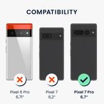 Husa Kwmobile pentru Google Pixel 7 Pro, Silicon, Transparent, 59087.03 fotografia produsului View 5 S