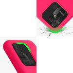 Husa Kwmobile pentru Xiaomi Redmi 10C, Silicon, Roz, 59230.77 fotografia produsului View 7 S