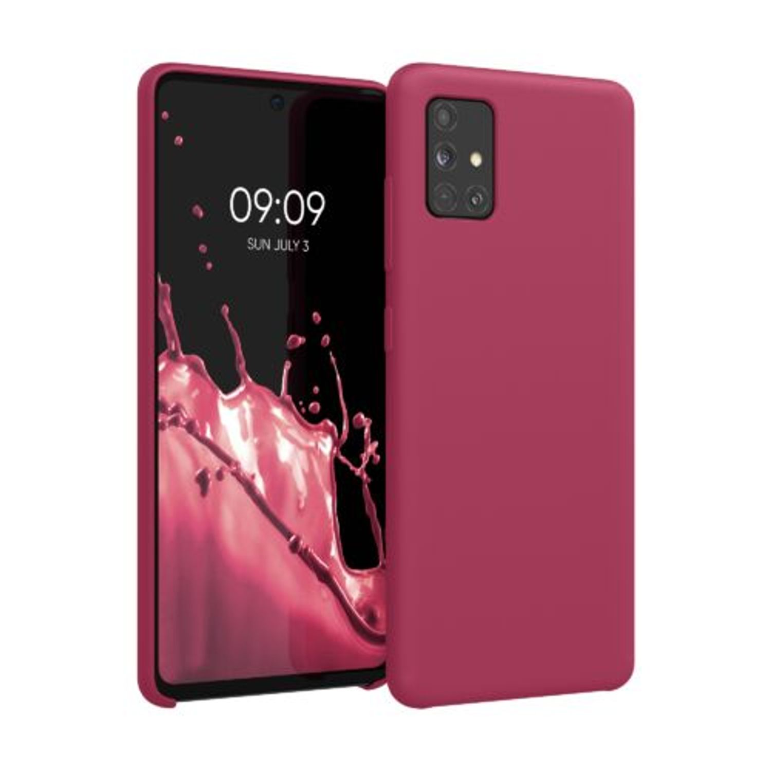 Husa pentru Samsung Galaxy A51, Silicon, Violet, 51197.100 fotografia produsului View 2 L