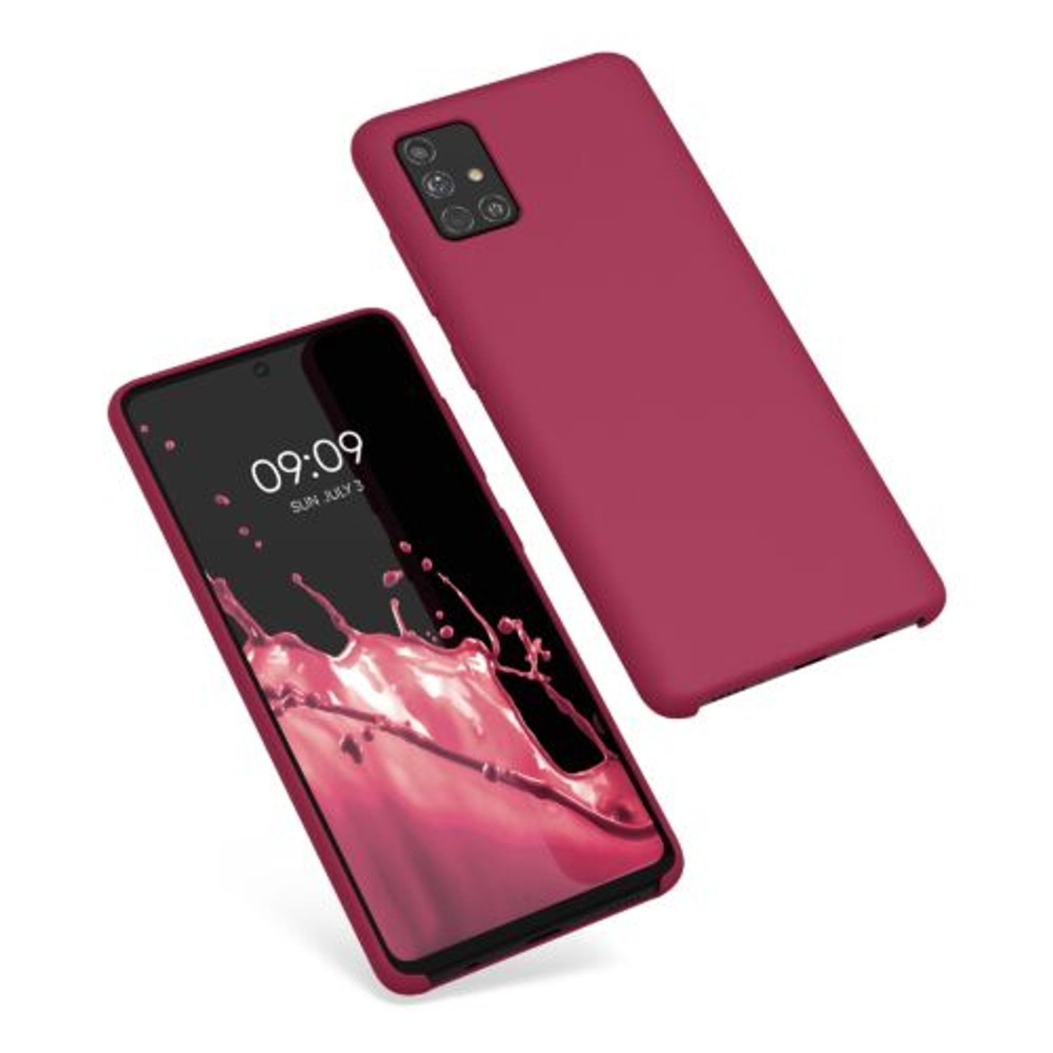 Husa pentru Samsung Galaxy A51, Silicon, Violet, 51197.100 fotografia produsului