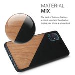 Husa pentru Samsung Galaxy A51, Lemn, Maro, 51435.01 fotografia produsului View 3 S