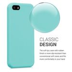 Husa pentru Apple iPhone 5/iPhone 5s/iPhone SE, Silicon, Verde, 42766.71 fotografia produsului View 4 S