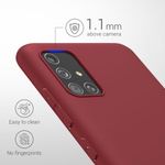 Husa pentru Samsung Galaxy A51, Silicon, Violet, 51196.209 fotografia produsului View 4 S