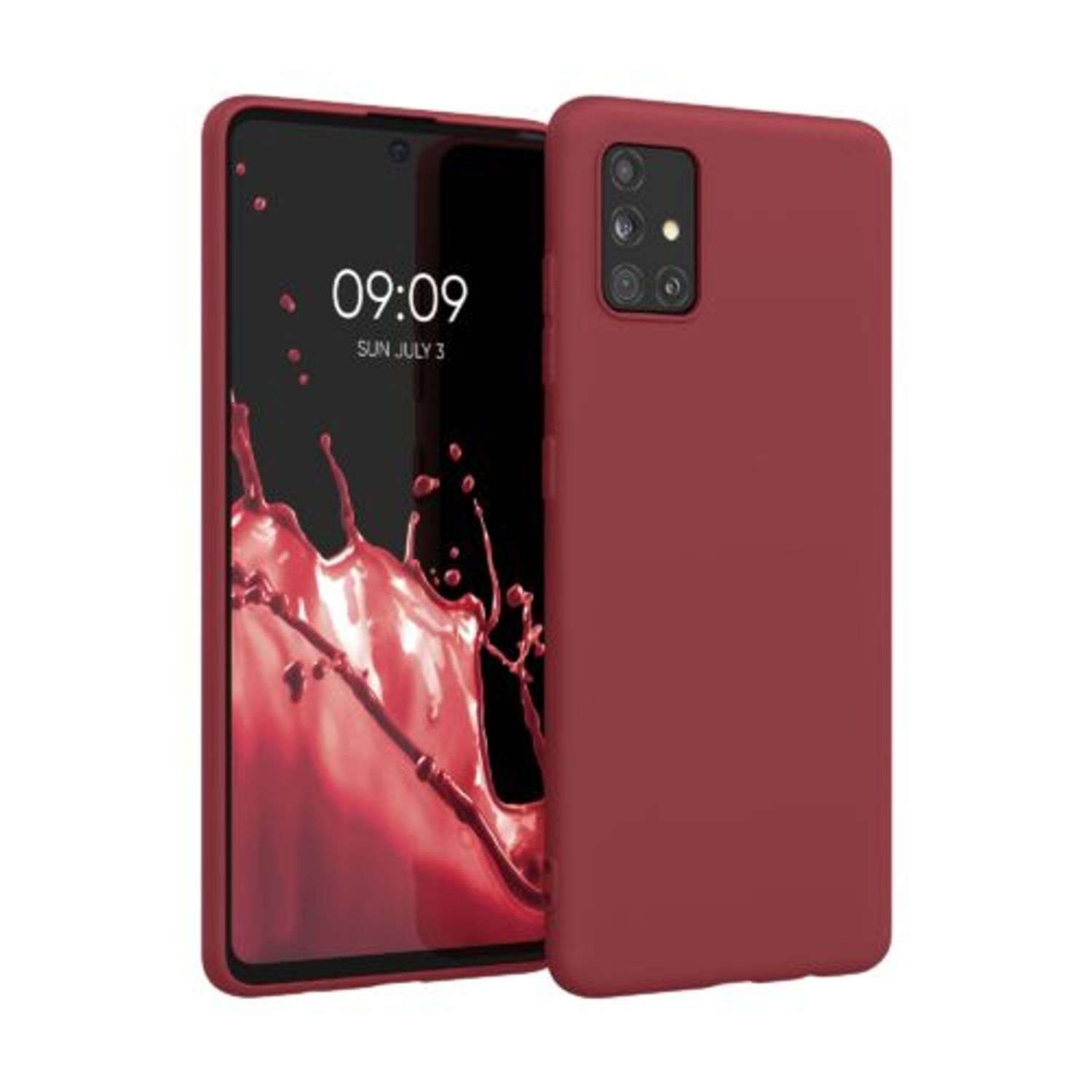 Husa pentru Samsung Galaxy A51, Silicon, Violet, 51196.209 fotografia produsului