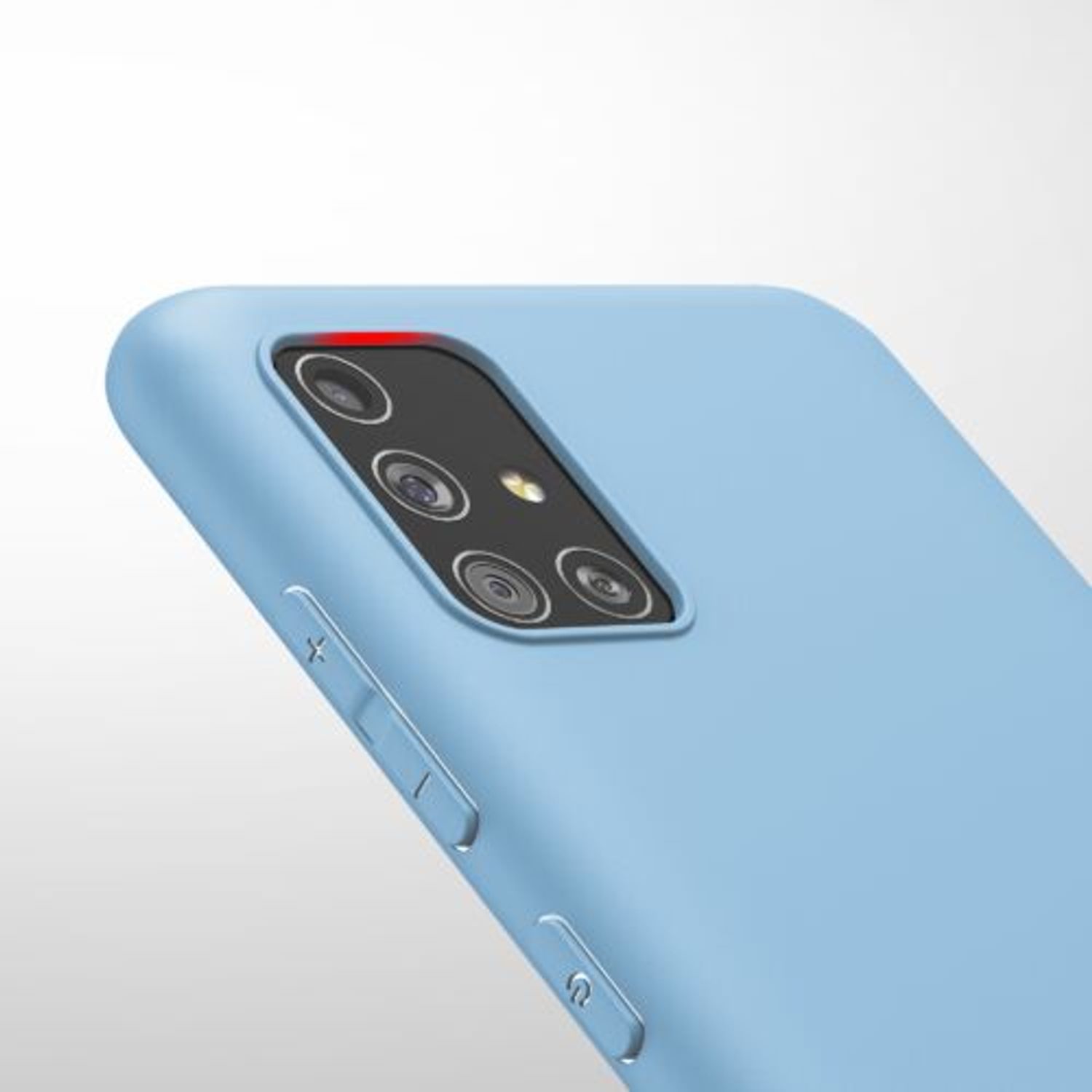 Husa pentru Samsung Galaxy A51, Silicon, Albastru, 51196.161 fotografia produsului View 9 L