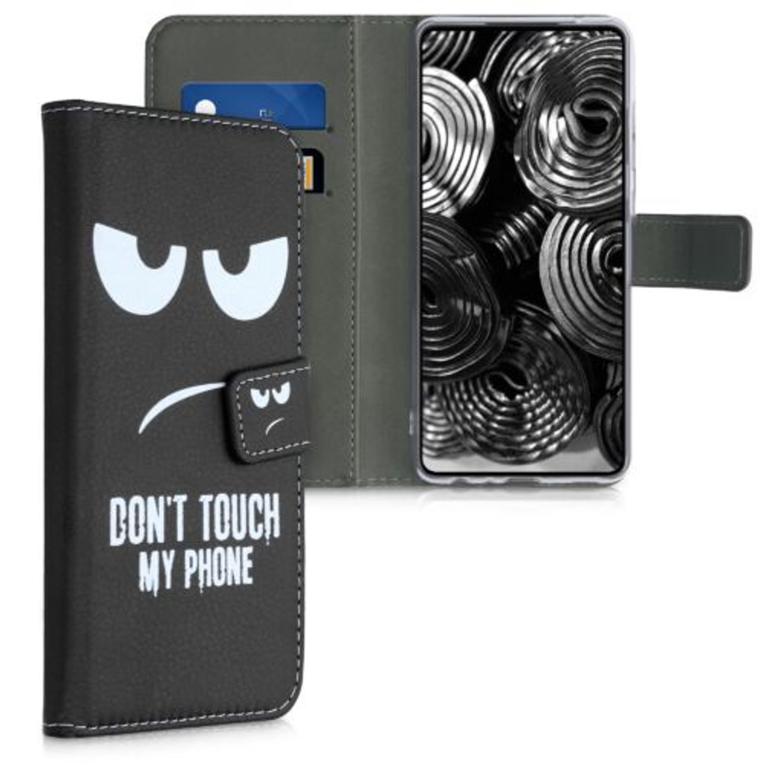 Husa pentru Samsung Galaxy A52, Piele ecologica, Negru, 54349.01 fotografia produsului