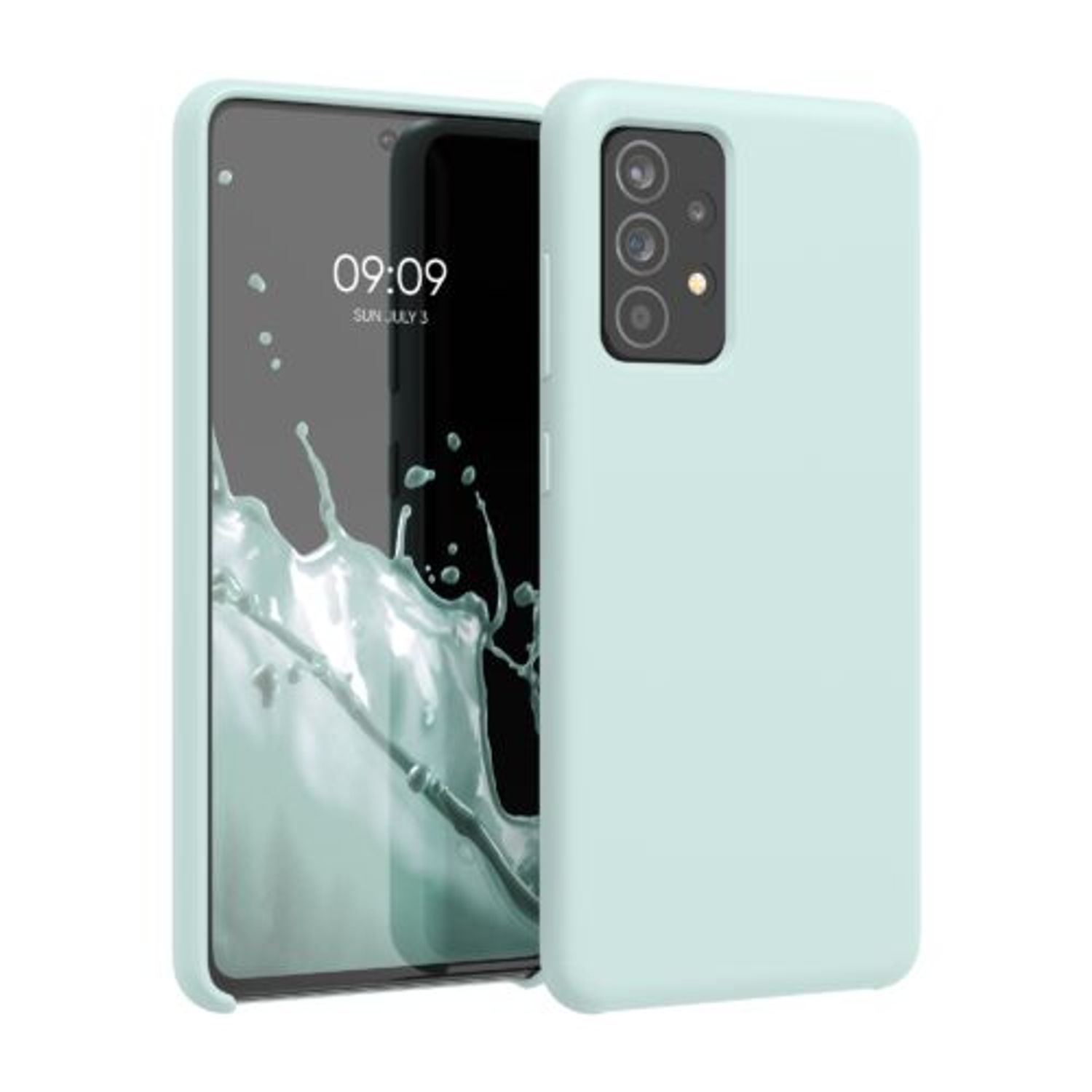 Husa pentru Samsung Galaxy A52, Silicon, Verde, 54347.200 fotografia produsului