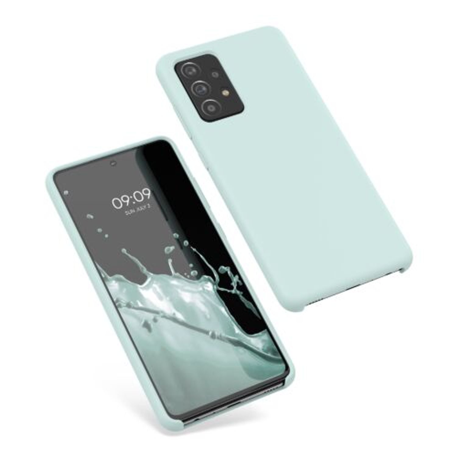 Husa pentru Samsung Galaxy A52, Silicon, Verde, 54347.200 fotografia produsului View 2 L