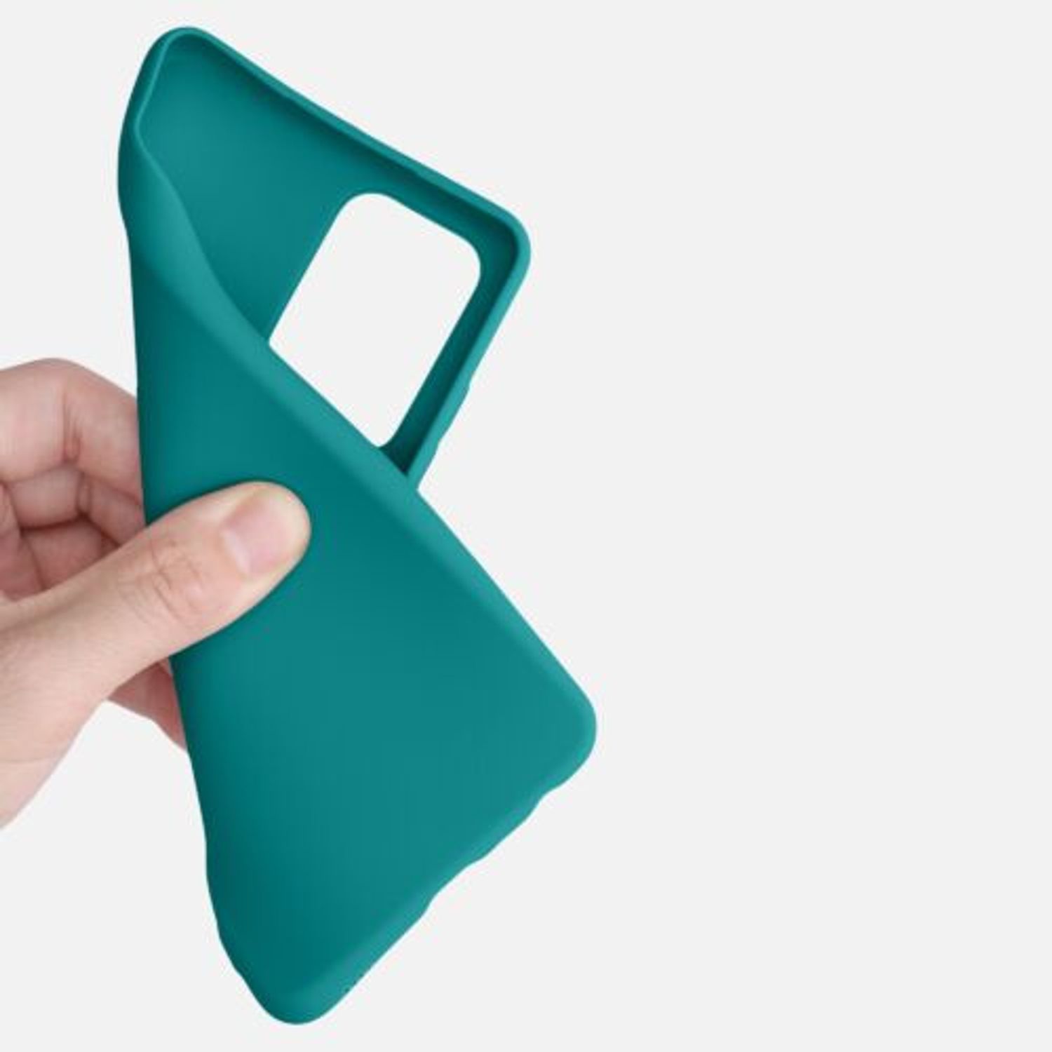 Husa pentru Samsung Galaxy A52, Silicon, Verde, 54346.57 fotografia produsului View 8 L