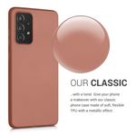 Husa pentru Samsung Galaxy A52, Silicon, Maro, 54351.211 fotografia produsului View 8 S