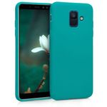 Husa pentru Samsung Galaxy A6 (2018), Silicon, Albastru, 45247.57 fotografia produsului