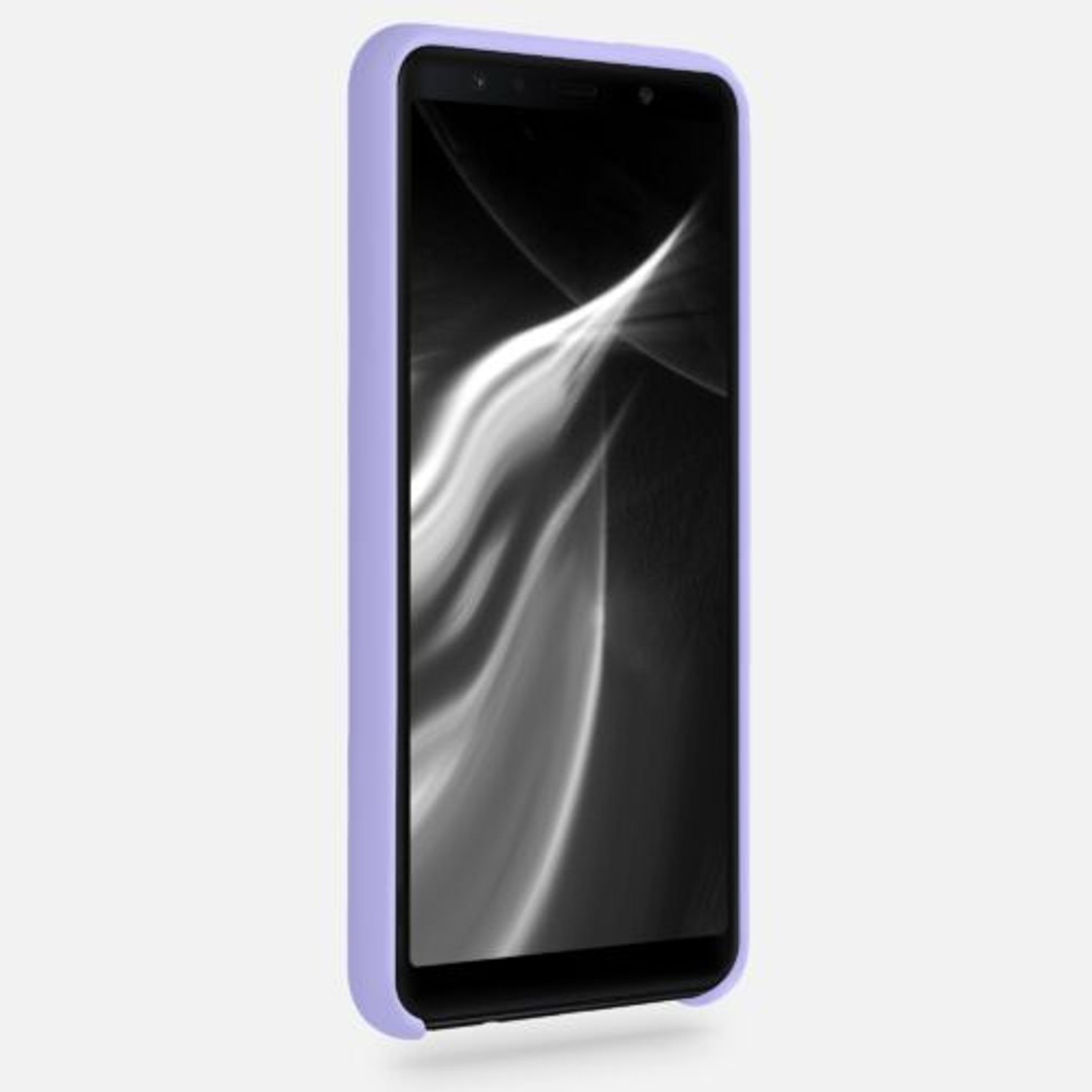 Husa pentru Samsung Galaxy A7 (2018), Silicon, Mov, 47730.108 fotografia produsului View 3 L