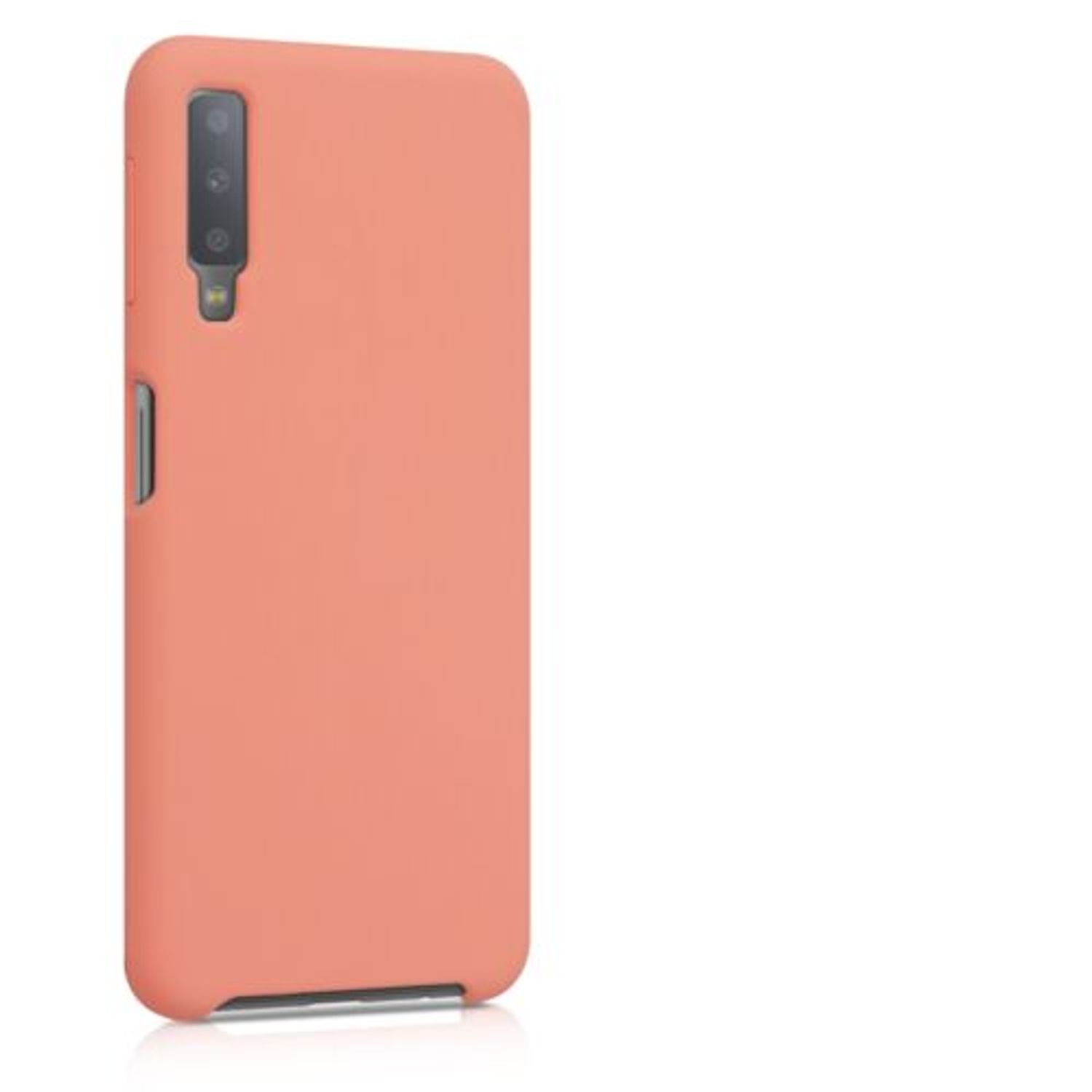Husa pentru Samsung Galaxy A7 (2018), Silicon, Roz, 47730.56 fotografia produsului View 8 L