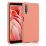 Husa pentru Samsung Galaxy A7 (2018), Silicon, Roz, 47730.56 fotografia produsului