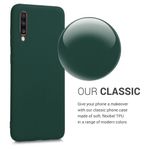 Husa pentru Samsung Galaxy A70, Silicon, Verde, 48427.169 fotografia produsului View 4 S