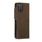 Husa pentru Samsung Galaxy A71, Piele naturala, Maro, 51779.01 fotografia produsului View 7 S