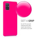 Husa pentru Samsung Galaxy A71, Silicon, Roz, 51209.77 fotografia produsului View 4 S