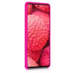 Husa pentru Samsung Galaxy A71, Silicon, Roz, 51209.77 fotografia produsului View 3 S