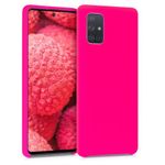 Husa pentru Samsung Galaxy A71, Silicon, Roz, 51209.77 fotografia produsului