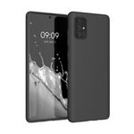 Husa pentru Samsung Galaxy A71, Silicon, Negru, 51208.47 fotografia produsului