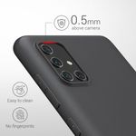Husa pentru Samsung Galaxy A71, Silicon, Negru, 51208.47 fotografia produsului View 5 S