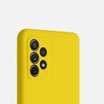 Husa pentru Samsung Galaxy A72, Silicon, Galben, 54359.165 fotografia produsului View 8 S