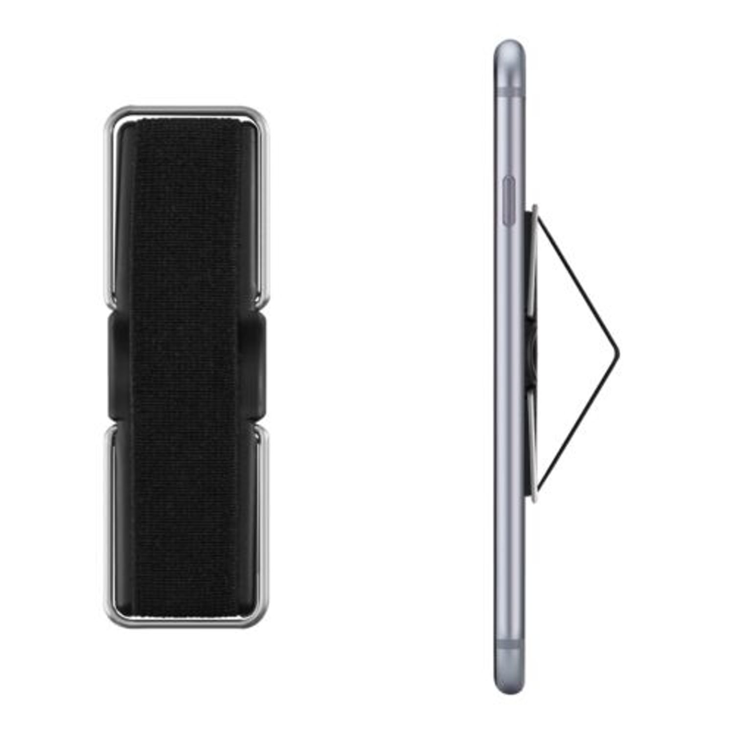 Suport universal pentru telefon, Kwmobile, Negru, Plastic, 38692.01 fotografia produsului