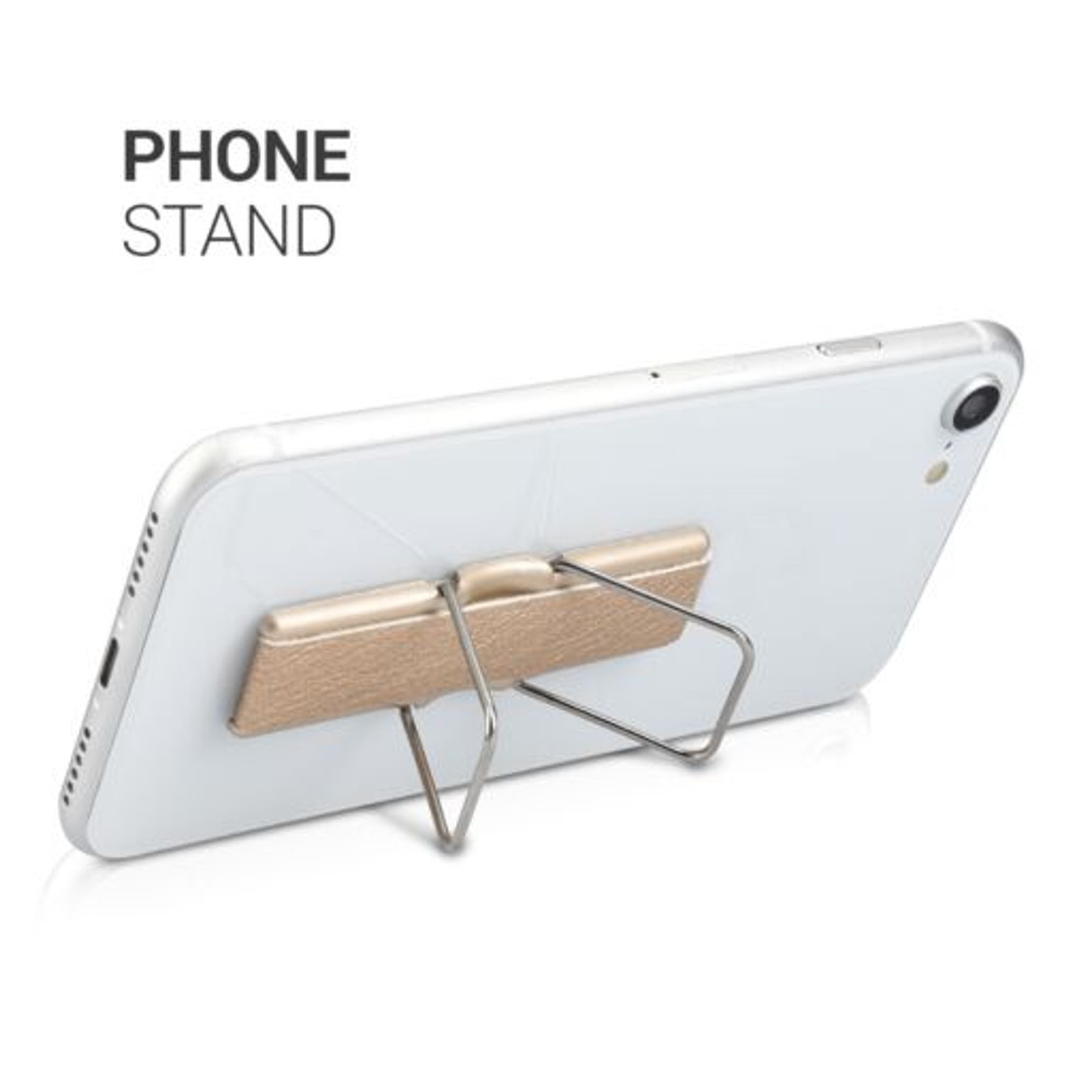 Suport universal pentru telefon, Kwmobile, Auriu, Plastic, 47269.21 fotografia produsului View 5 L