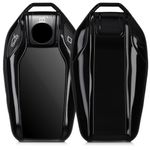 Husa Cheie Auto pentru BMW, Display, Silicon, Negru, 47310.91 fotografia produsului