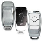 Husa Cheie Auto pentru Mercedes Benz, Smart Key, Silicon, Silver, 49069.94 fotografia produsului View 4 S