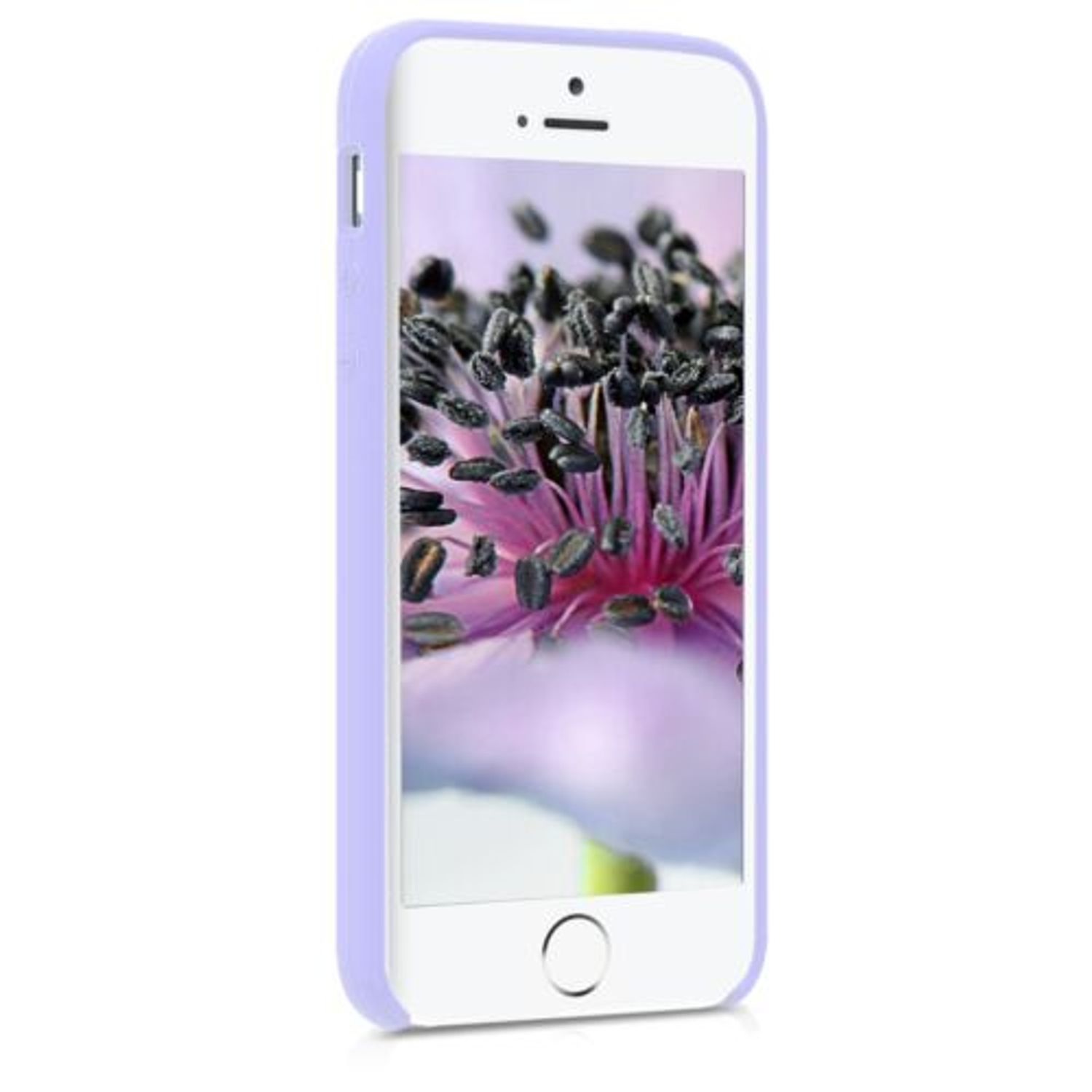 Husa pentru Apple iPhone 5/iPhone 5s/iPhone SE, Silicon, Mov, 42766.108 fotografia produsului View 3 L
