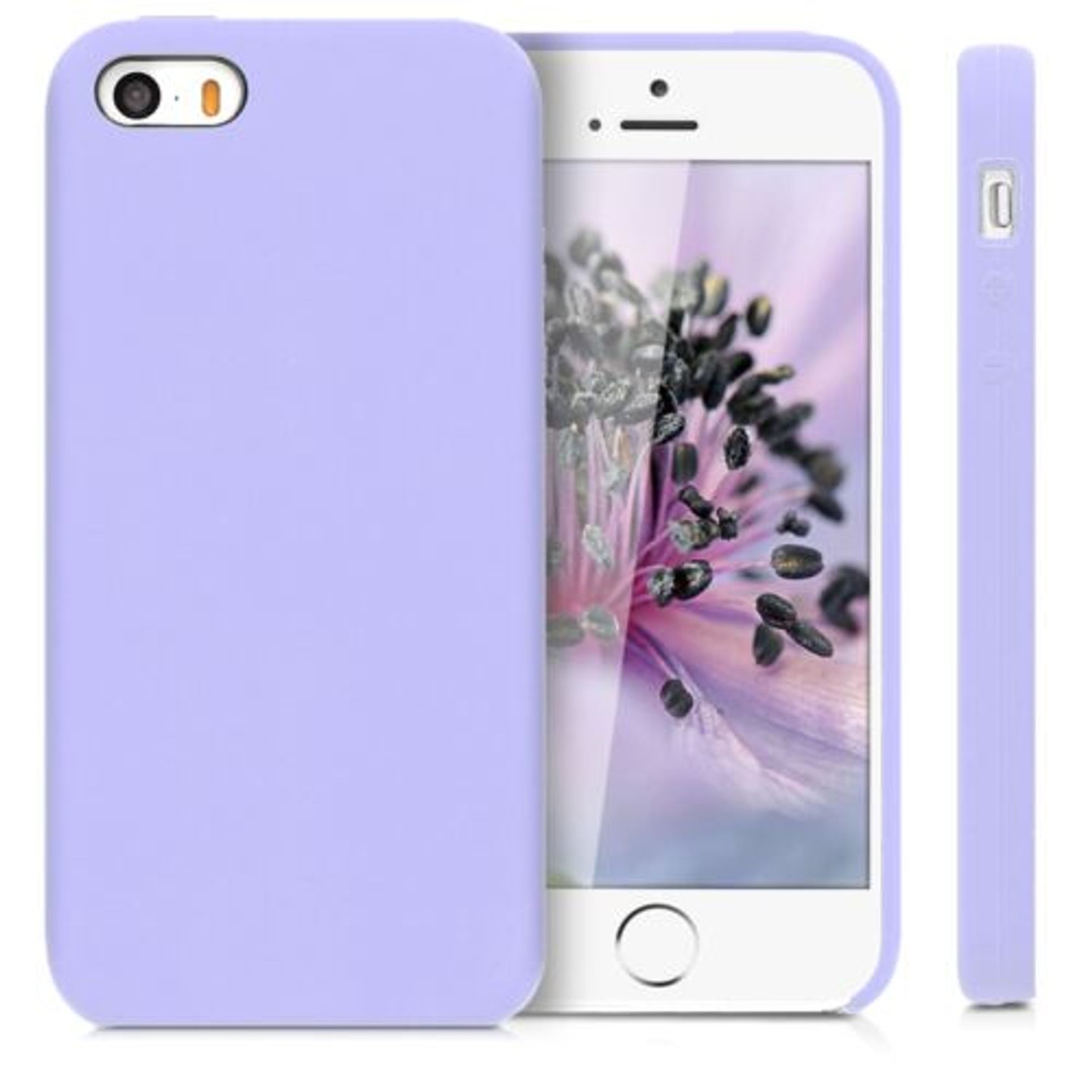 Husa pentru Apple iPhone 5/iPhone 5s/iPhone SE, Silicon, Mov, 42766.108 fotografia produsului View 2 L