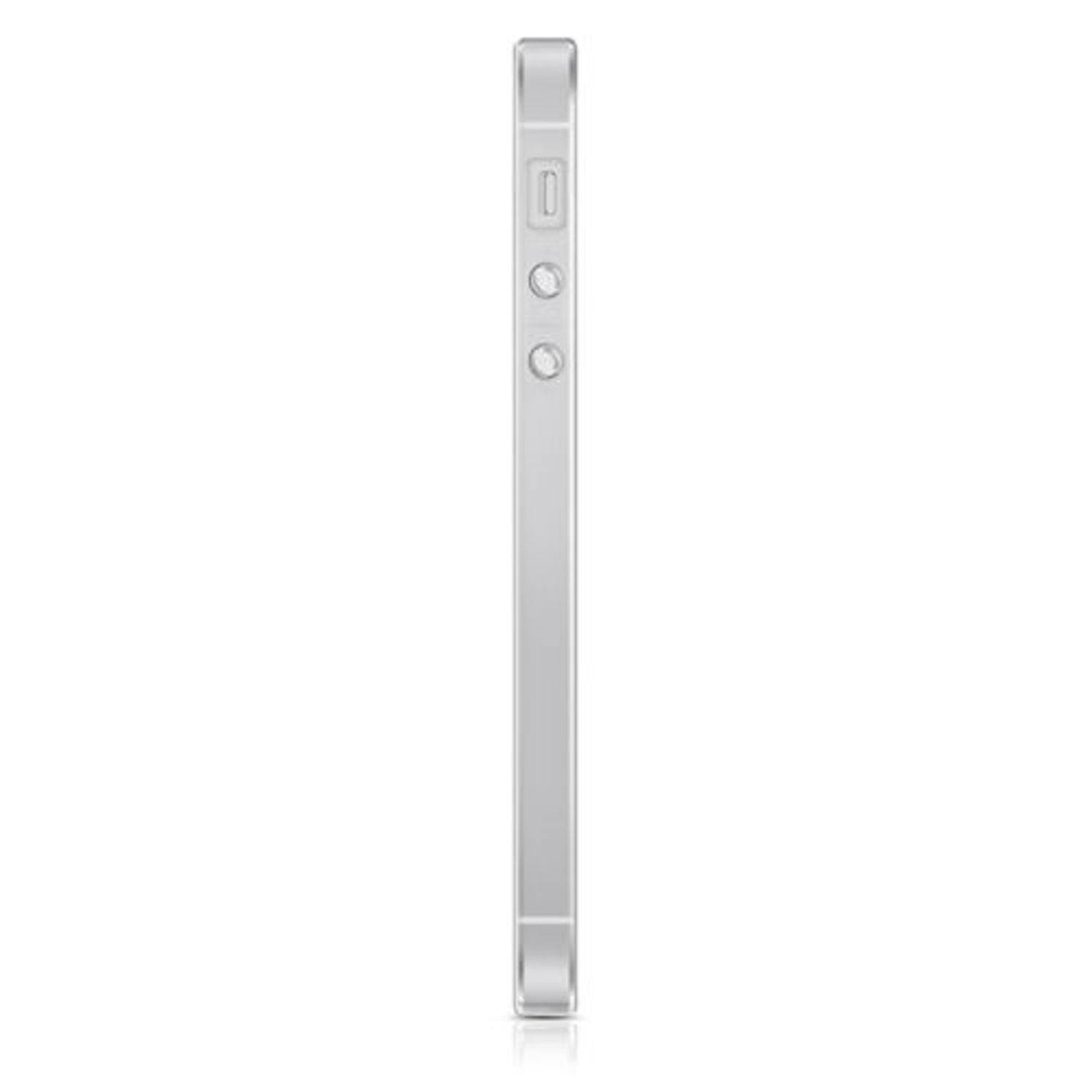Husa pentru Apple iPhone 5/iPhone 5s/iPhone SE, Silicon, Alb, 40657.20 fotografia produsului View 4 L