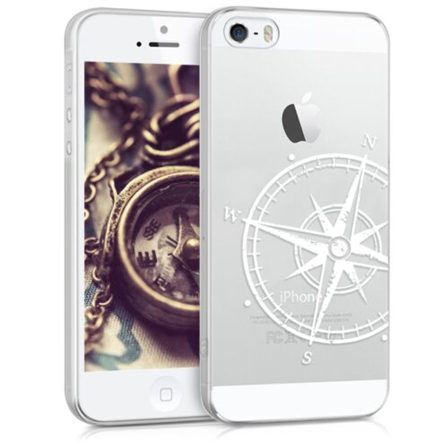 Husa pentru Apple iPhone 5/iPhone 5s/iPhone SE, Silicon, Alb, 40657.20 fotografia produsului