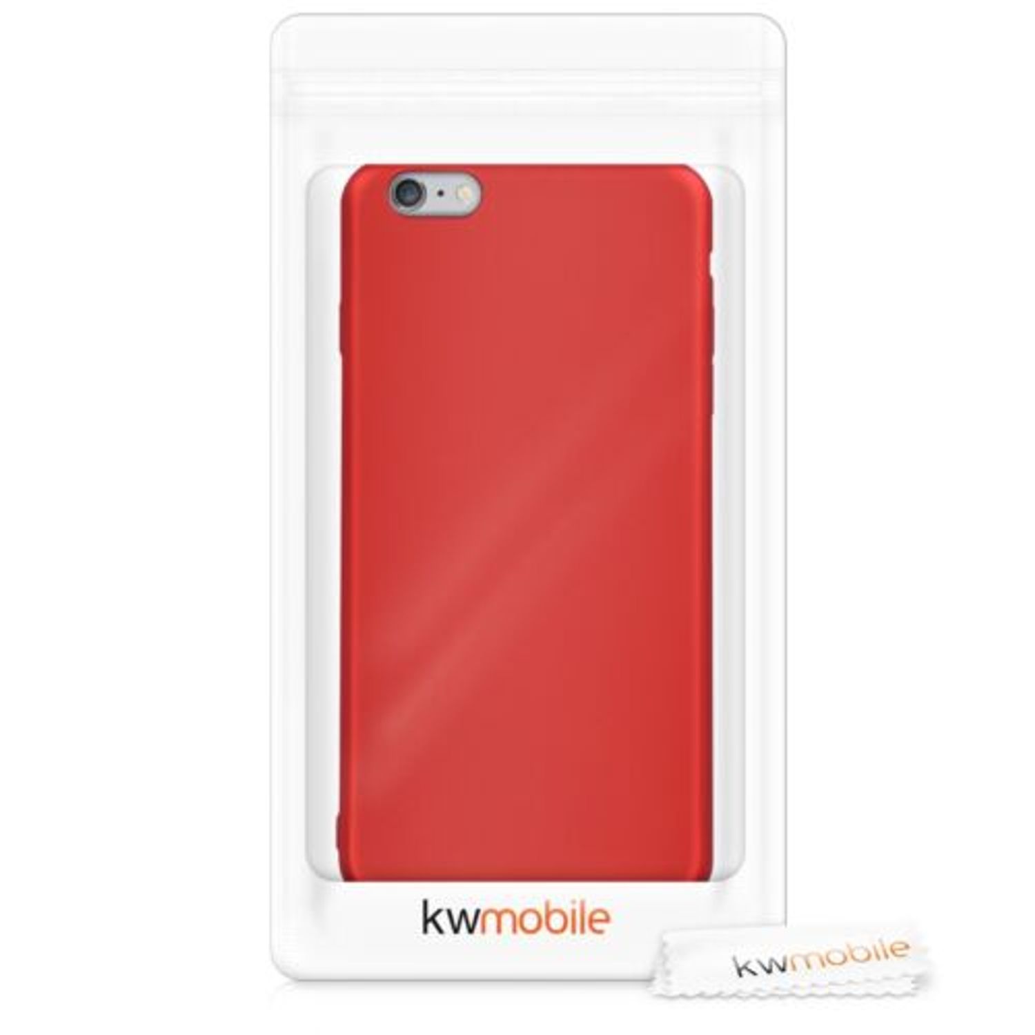 Husa pentru Apple iPhone 6 Plus/iPhone 6s Plus, Silicon, Rosu, 40352.36 fotografia produsului View 7 L