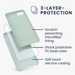 Husa pentru Apple iPhone 8/iPhone 7/iPhone SE 2, Silicon, Verde, 40225.200 fotografia produsului View 3 S