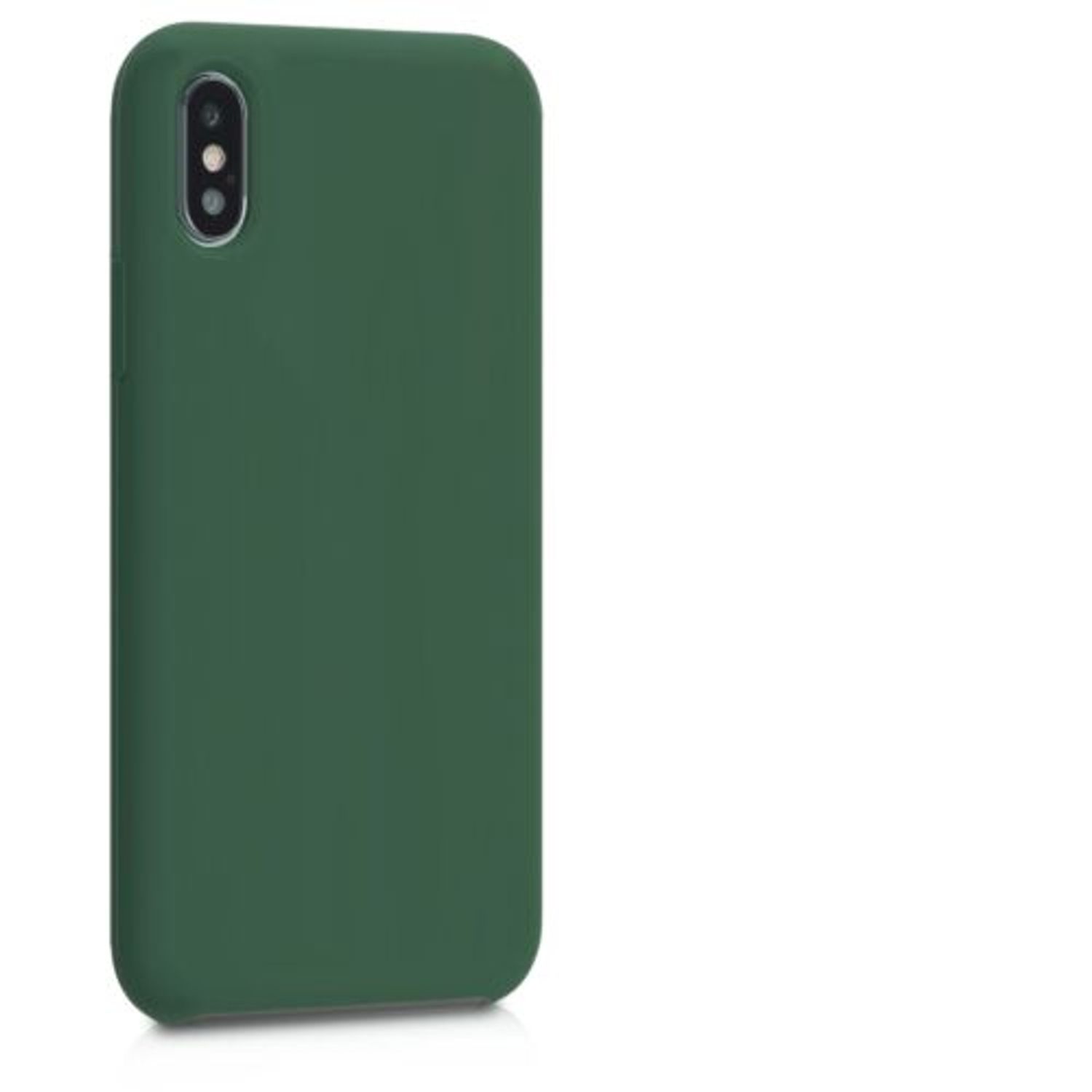 Husa pentru iPhone X/iPhone XS, Silicon, Verde, 46313.80 fotografia produsului View 8 L