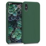 Husa pentru iPhone X/iPhone XS, Silicon, Verde, 46313.80 fotografia produsului