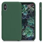 Husa pentru iPhone X/iPhone XS, Silicon, Verde, 46313.80 fotografia produsului View 2 S