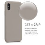 Husa pentru Apple iPhone X/iPhone XS, Silicon, Gri, 46313.43 fotografia produsului View 4 S