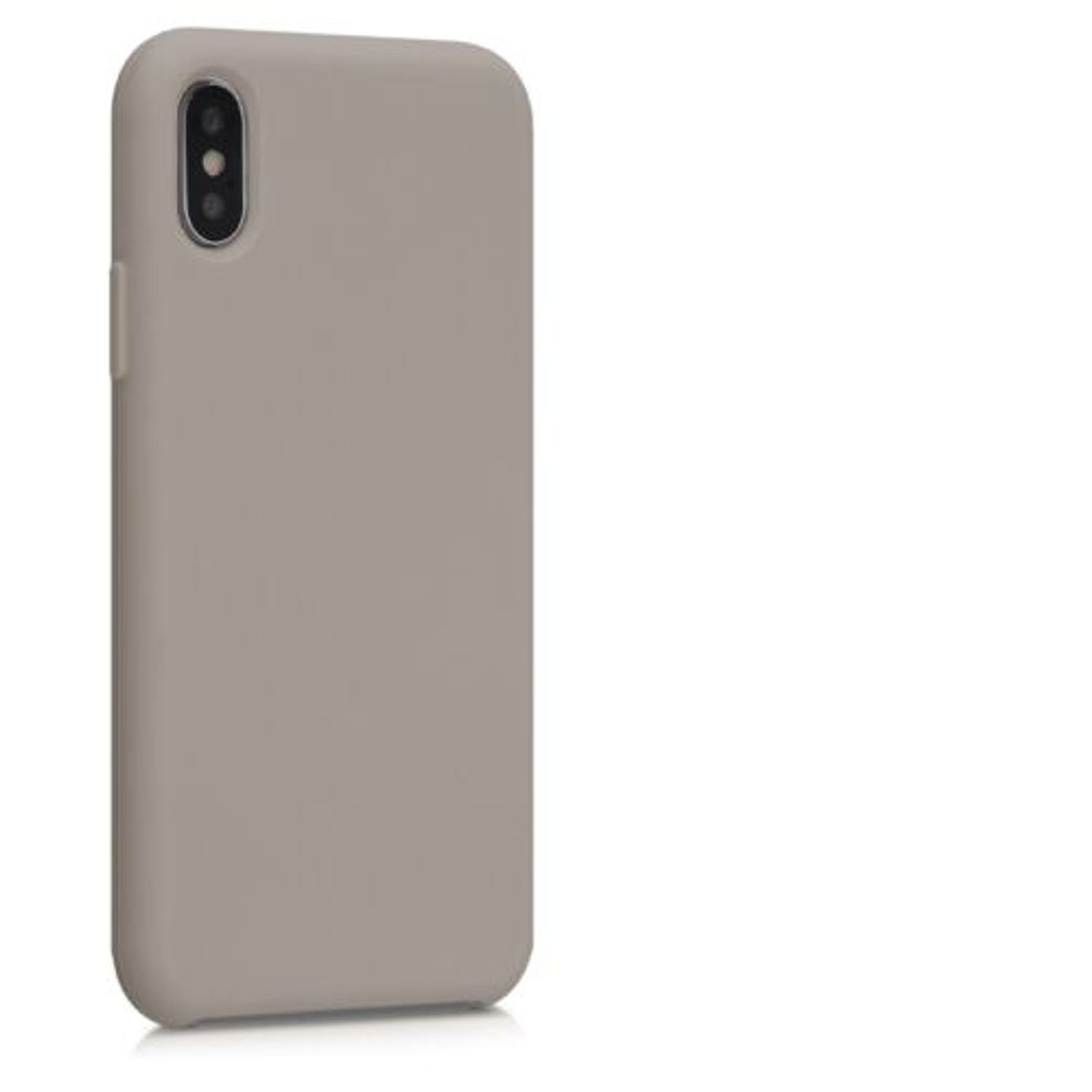 Husa pentru Apple iPhone X/iPhone XS, Silicon, Gri, 46313.43 fotografia produsului View 8 L
