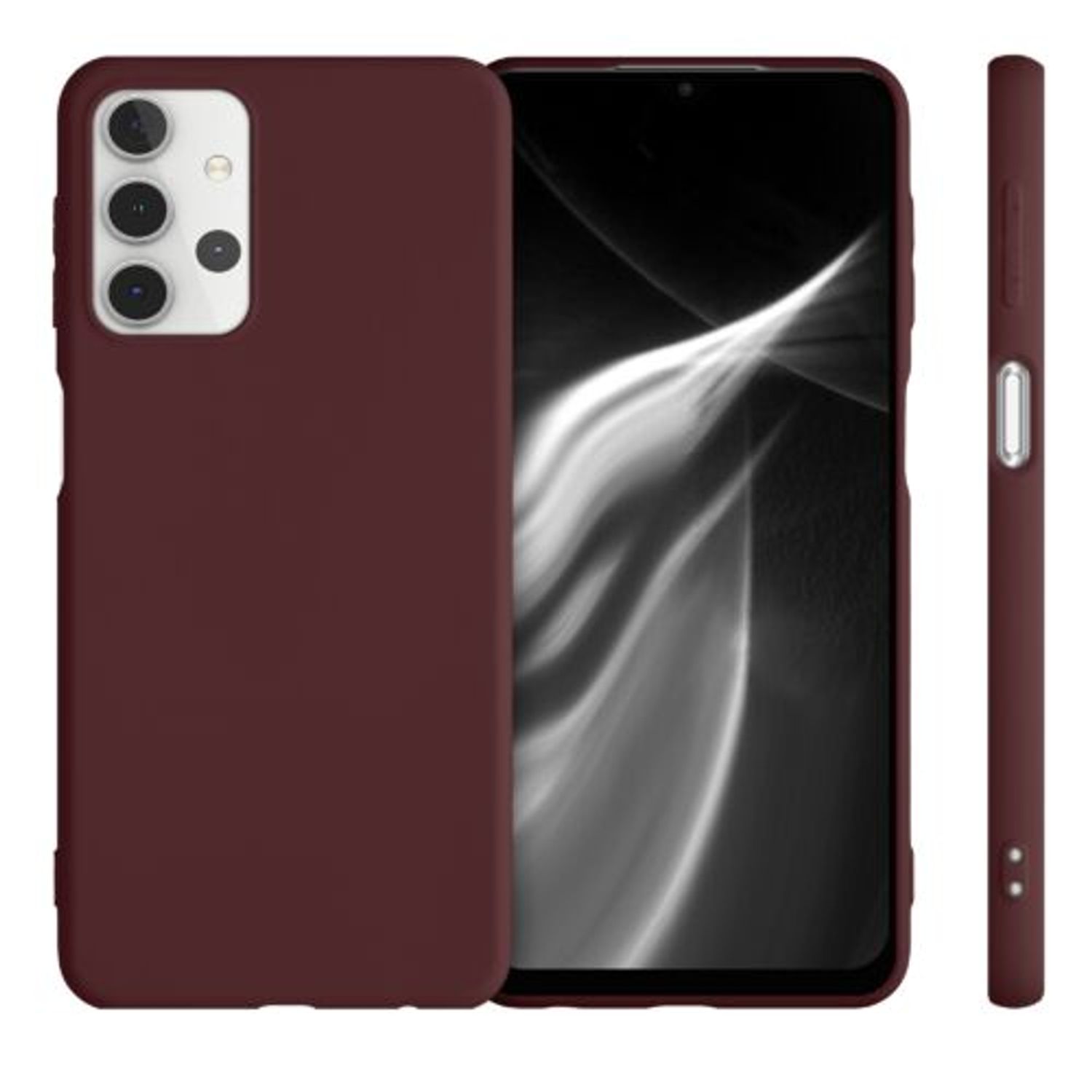 Husa pentru Samsung Galaxy A32 5G, Silicon, Violet, 54328.190 fotografia produsului View 2 L