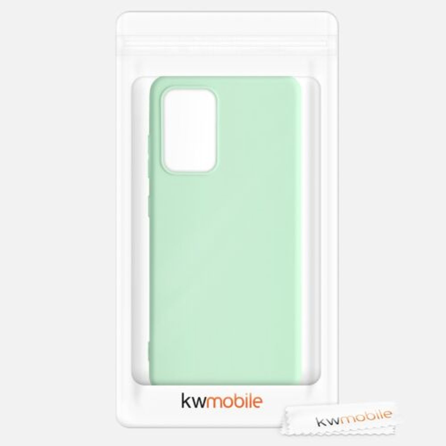 Husa pentru Samsung Galaxy A52, Silicon, Verde, 54346.50 fotografia produsului View 7 L